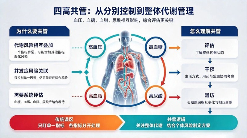 四高共管：整体代谢系统管理