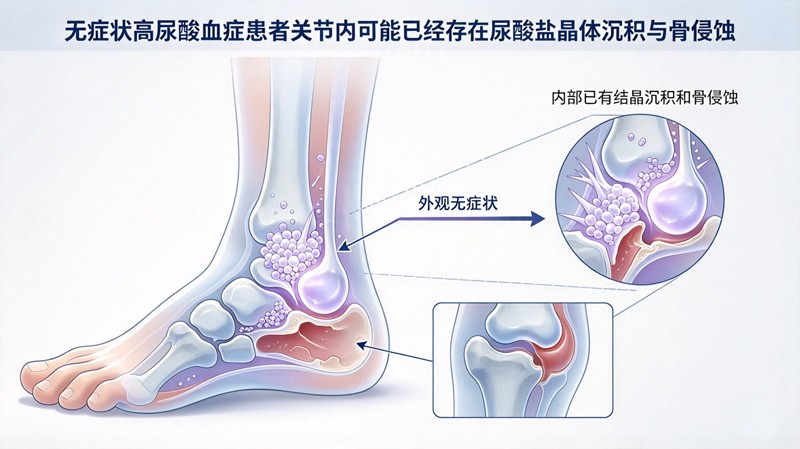 高尿酸患者关节可能存在尿酸盐晶体沉积等 高尿酸患者关节可能存在尿酸盐晶体沉积等